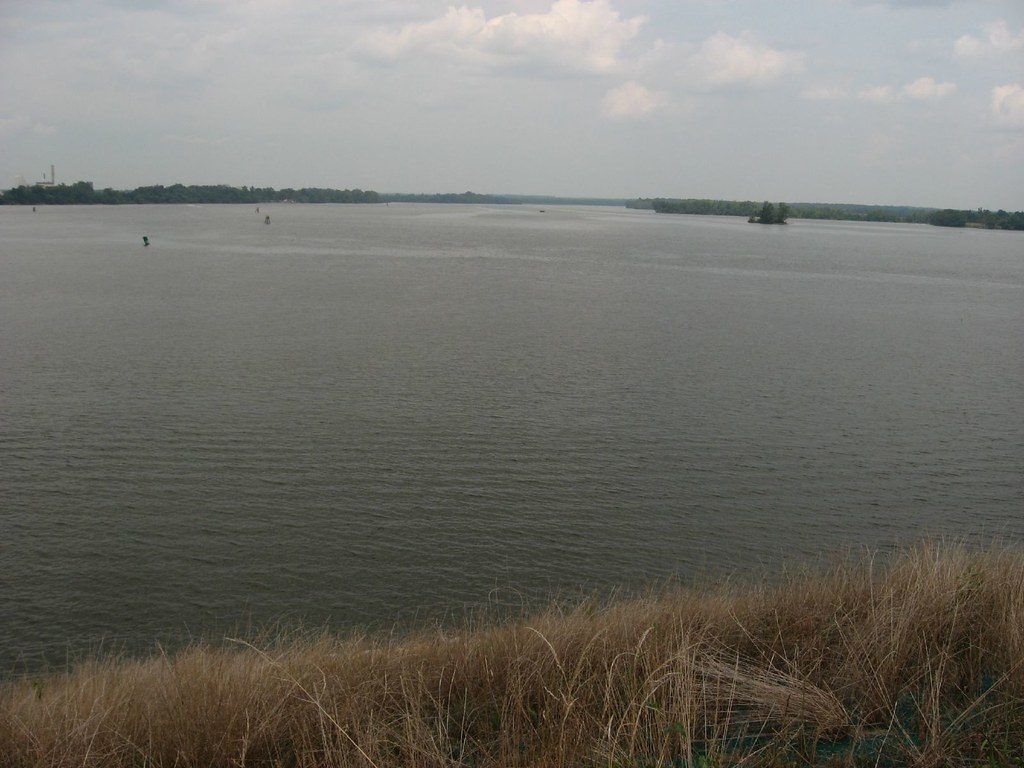 Confluence of the Appomattox and James Rivers, City Point, Petersburg National Battlefield, Hopewell, Virginia