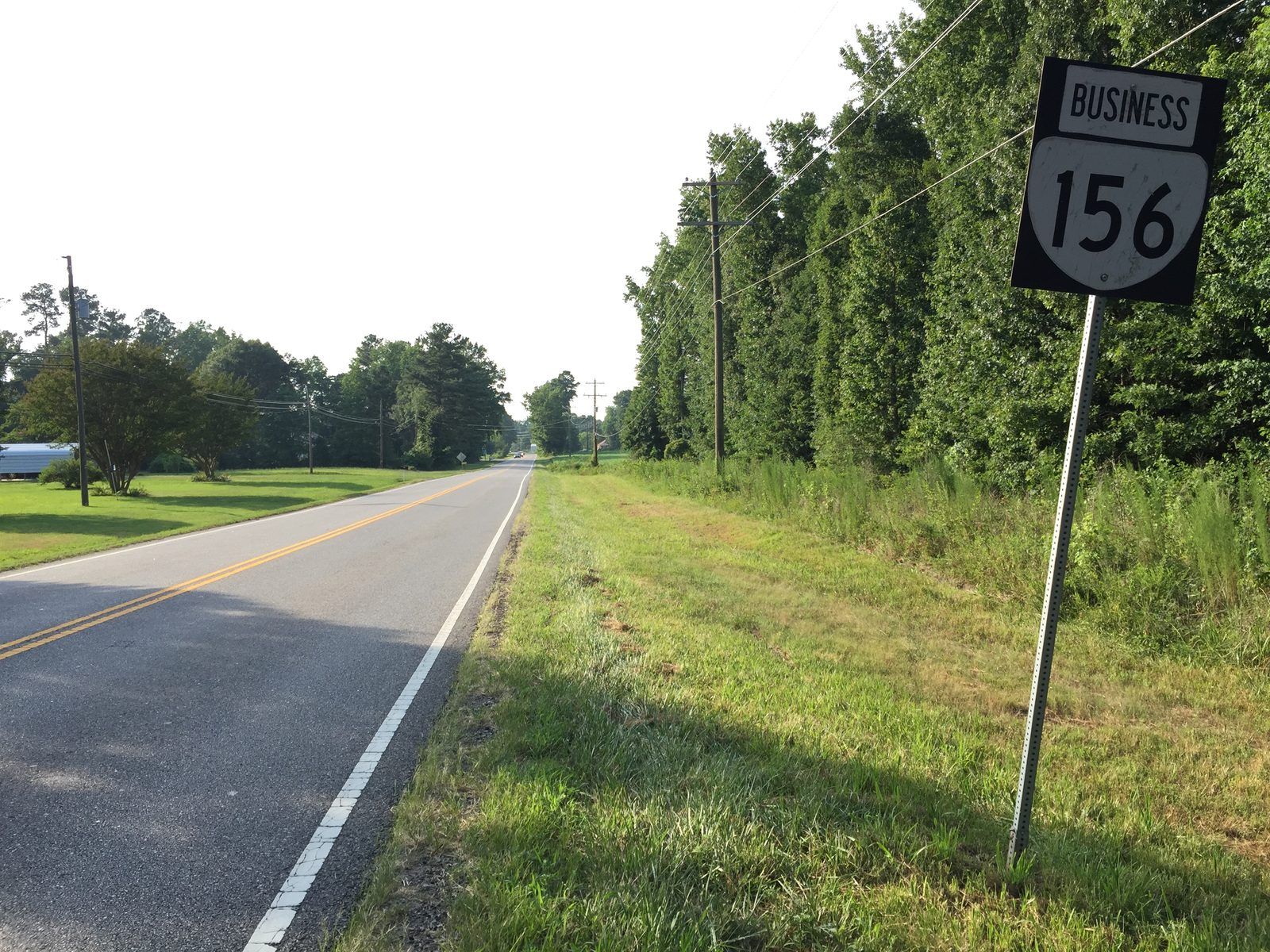2017-07-13 18 08 30 View north along Virginia State Route 156 Business (Prince George Drive) at Virginia State Route 109 (Courthouse Road) in Prince George, Prince George County, Virginia